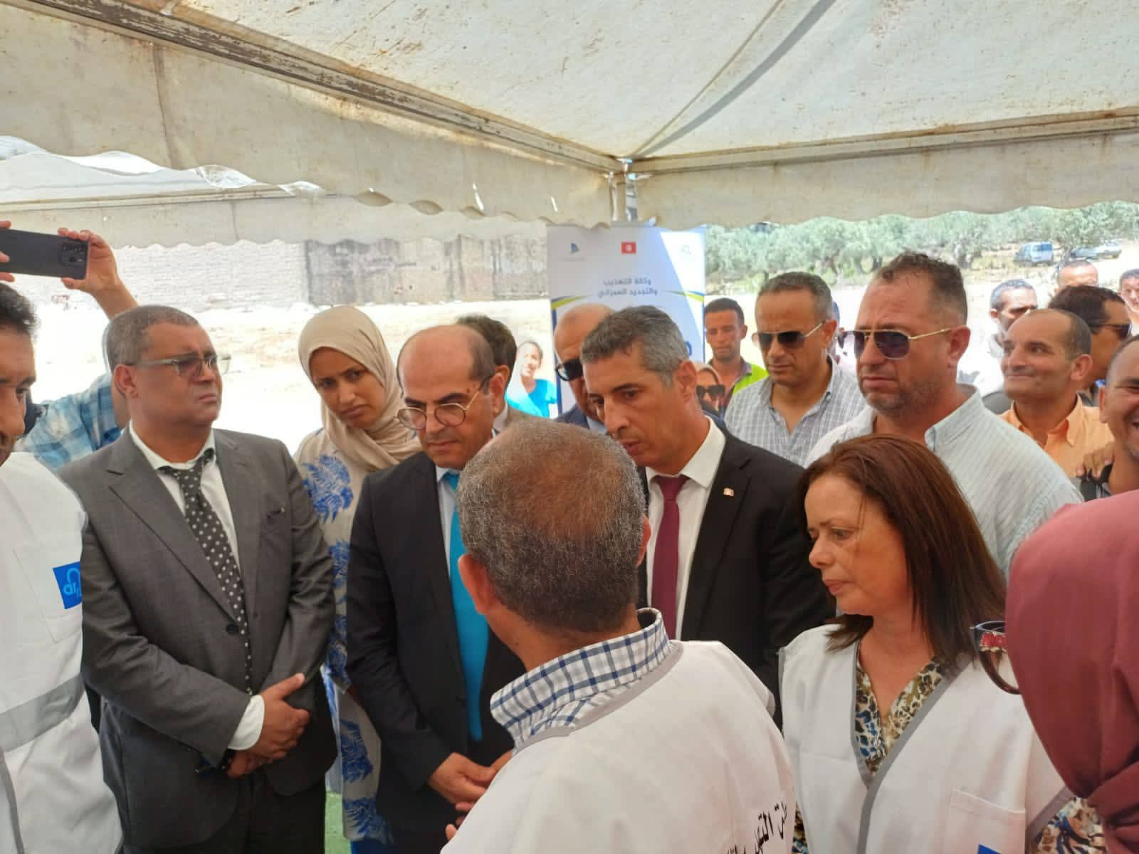 Le Ministre de l'Equipement et de l'Habitat suit l'avancement du Programme de Réhabilitation et d'Intégration des quartiers d’Habitation dans le gouvernorat de Bizerte.
